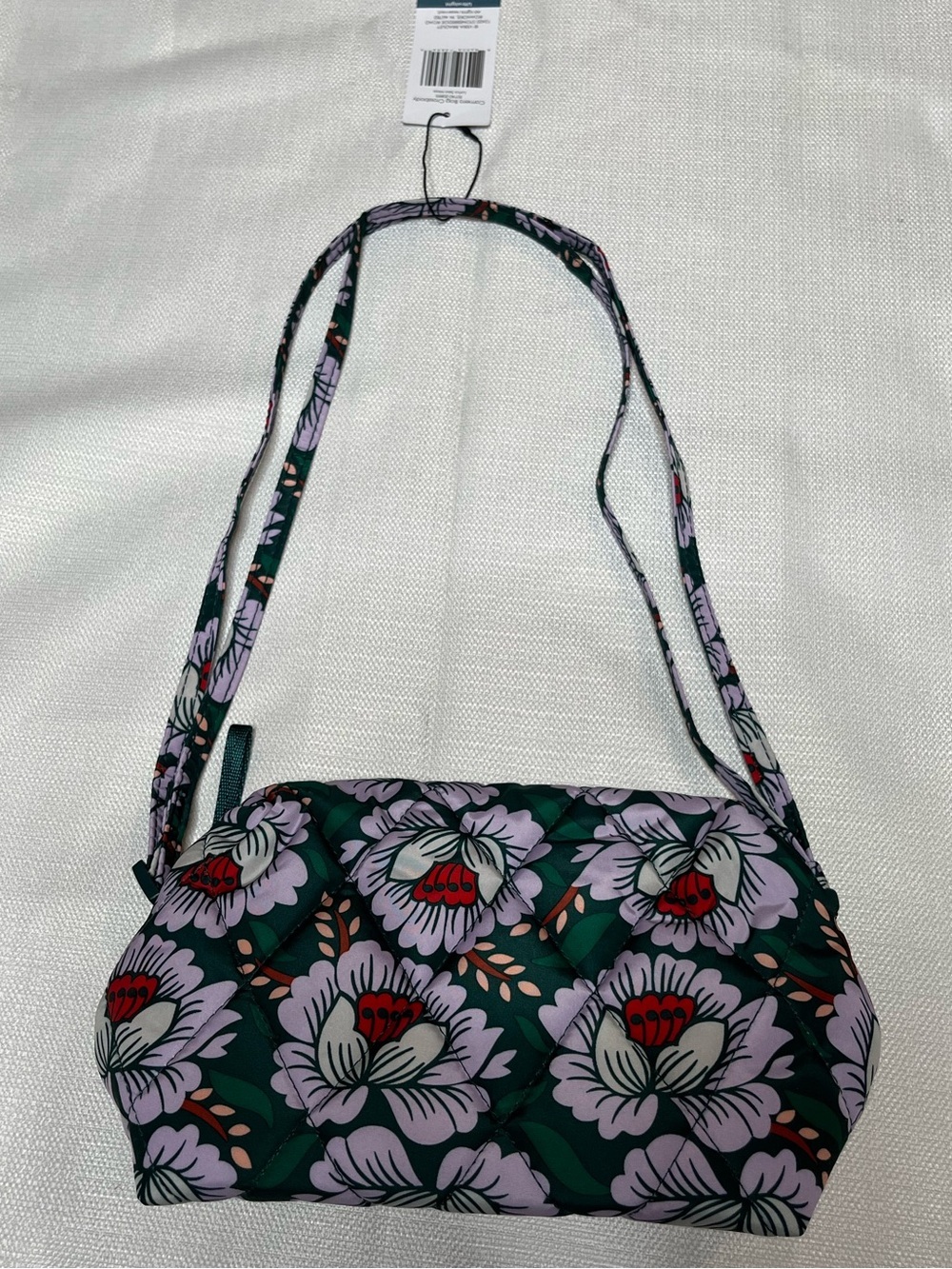 Vera Bradley Camera Bag Quilted Floral Print Shoulder Bag Cottagecore Chic